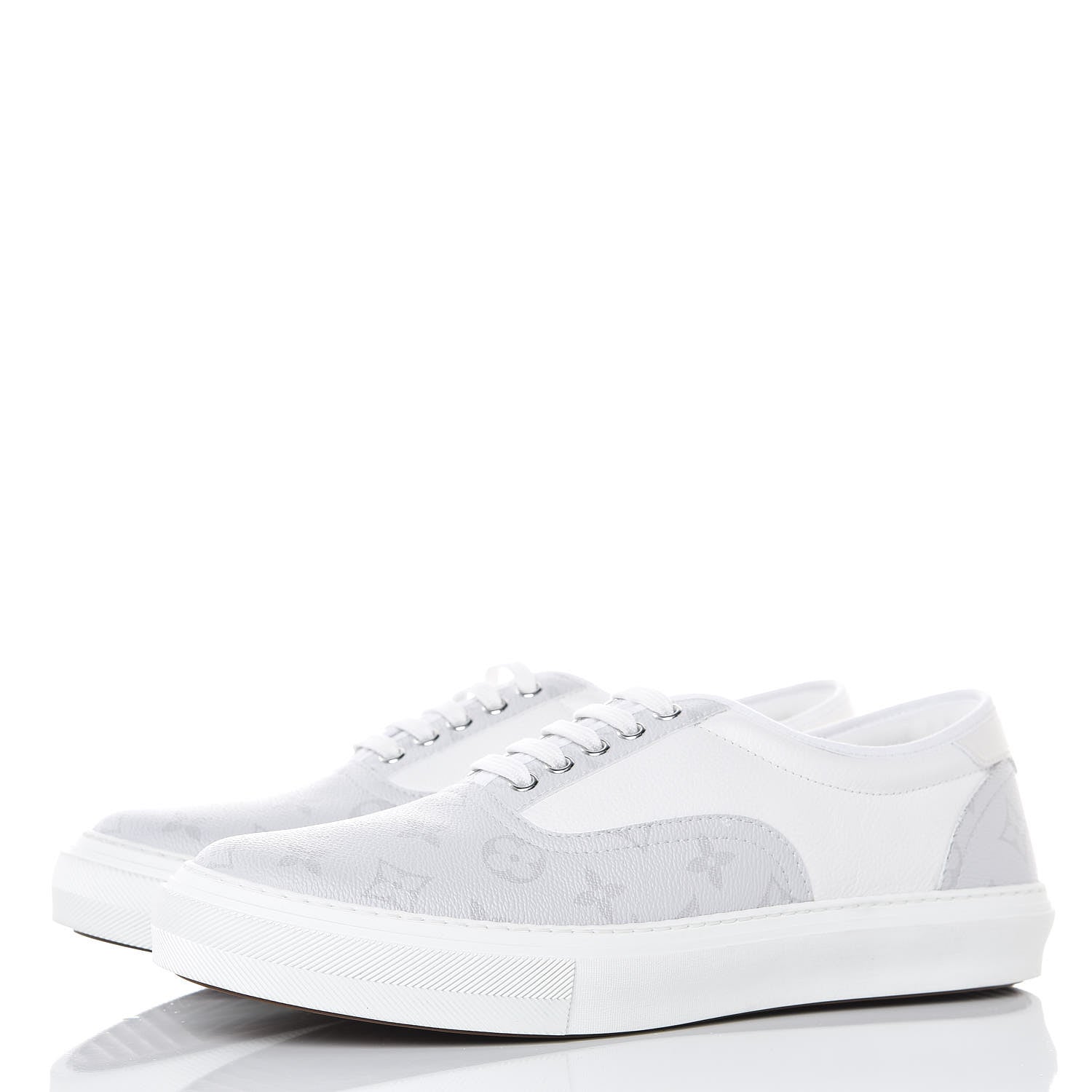 Louis Vuitton Monogram Trocadero Sneakers 10 White 3 of 10