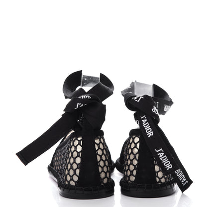 Christian Dior Suede Resille Nicely-D Ballet Flat 37 Black 7 of 10