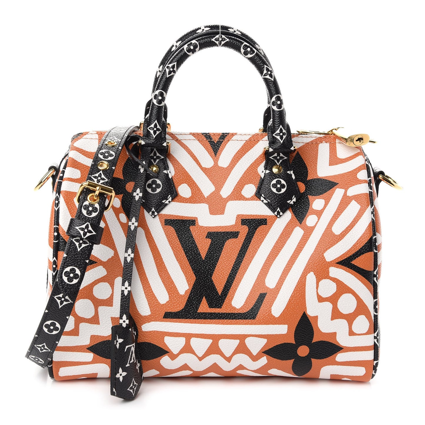 Monogram Giant Crafty Speedy Bandouliere 25 Creme Caramel