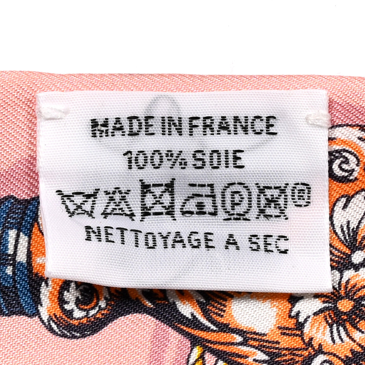 Hermes Silk Cavalcades Twilly Rose Poudre Jaune 3 of 3