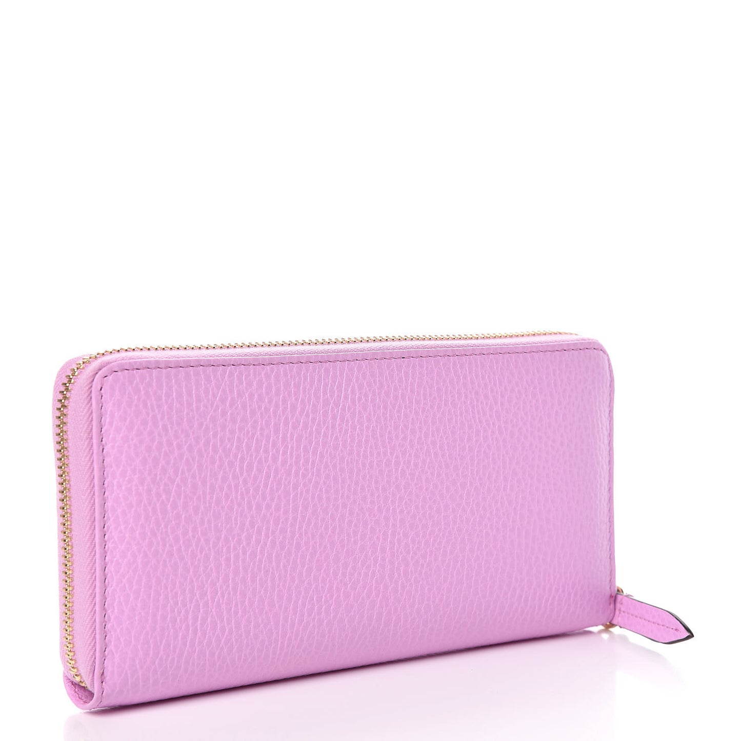 Dollar Calfskin GG Marmont Bosco Zip Around Wallet Malva