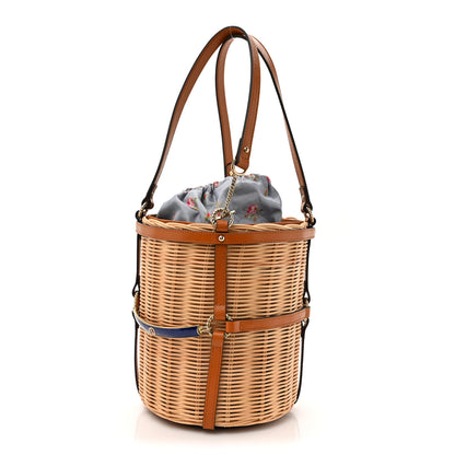 Gucci Wicker Bucket Bag Natural 3 of 10