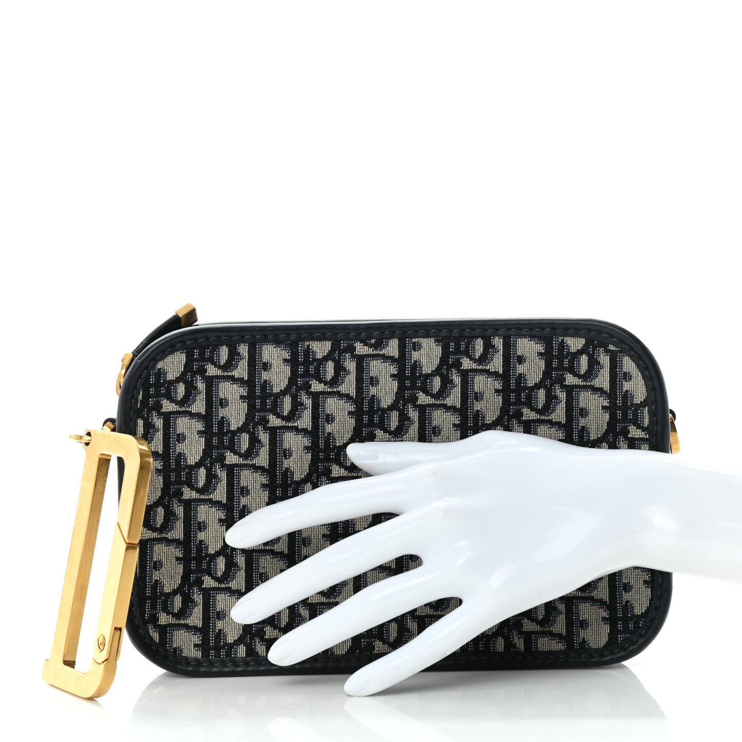 Oblique Diorquake Clutch Blue