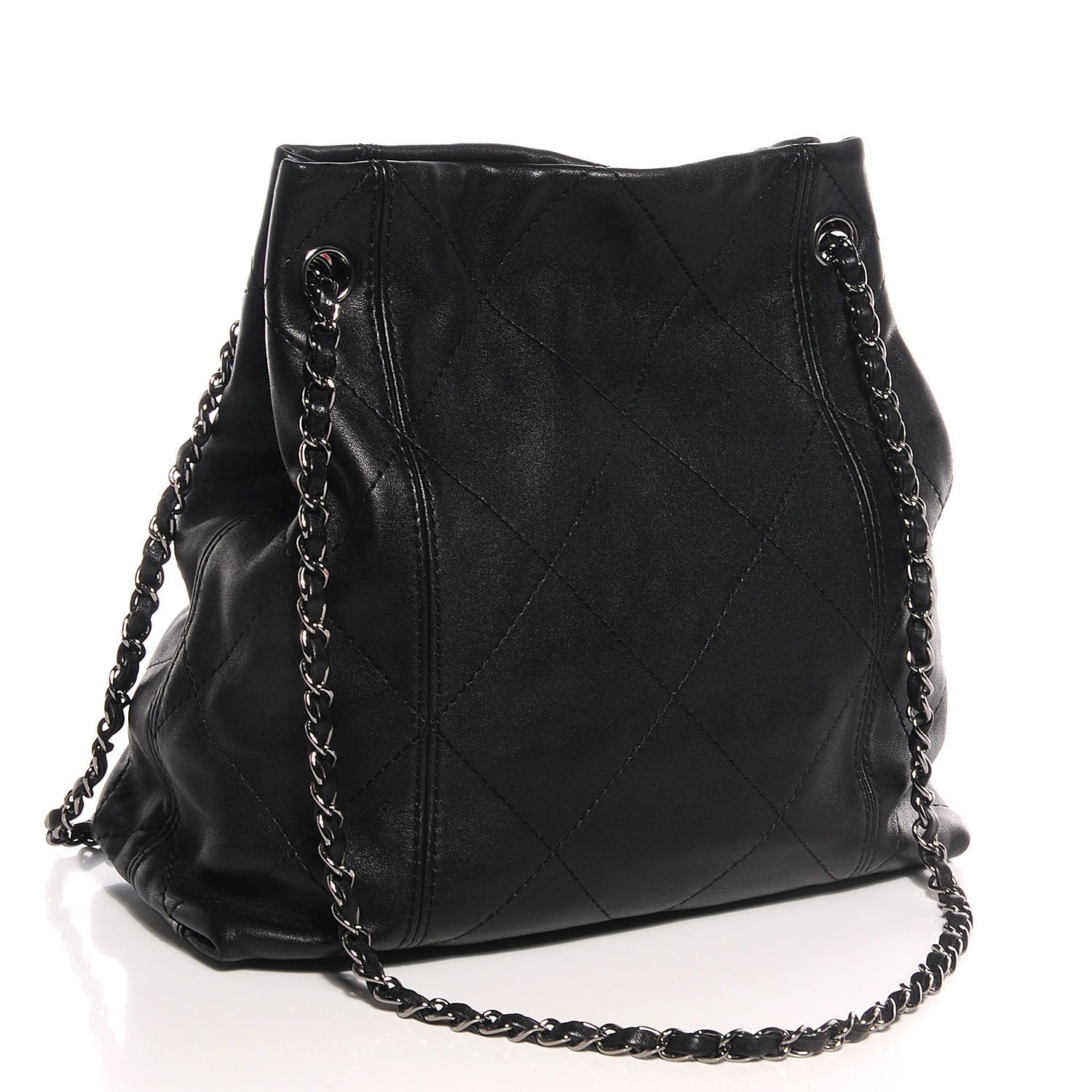 Chanel Lambskin Soft Touch Shoulder Bag Black 3 of 8