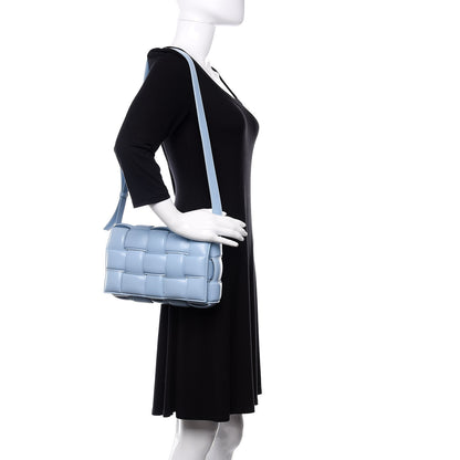 Bottega Veneta Nappa Maxi Intreccio Padded Cassette Crossbody Bag Ice 2 of 9