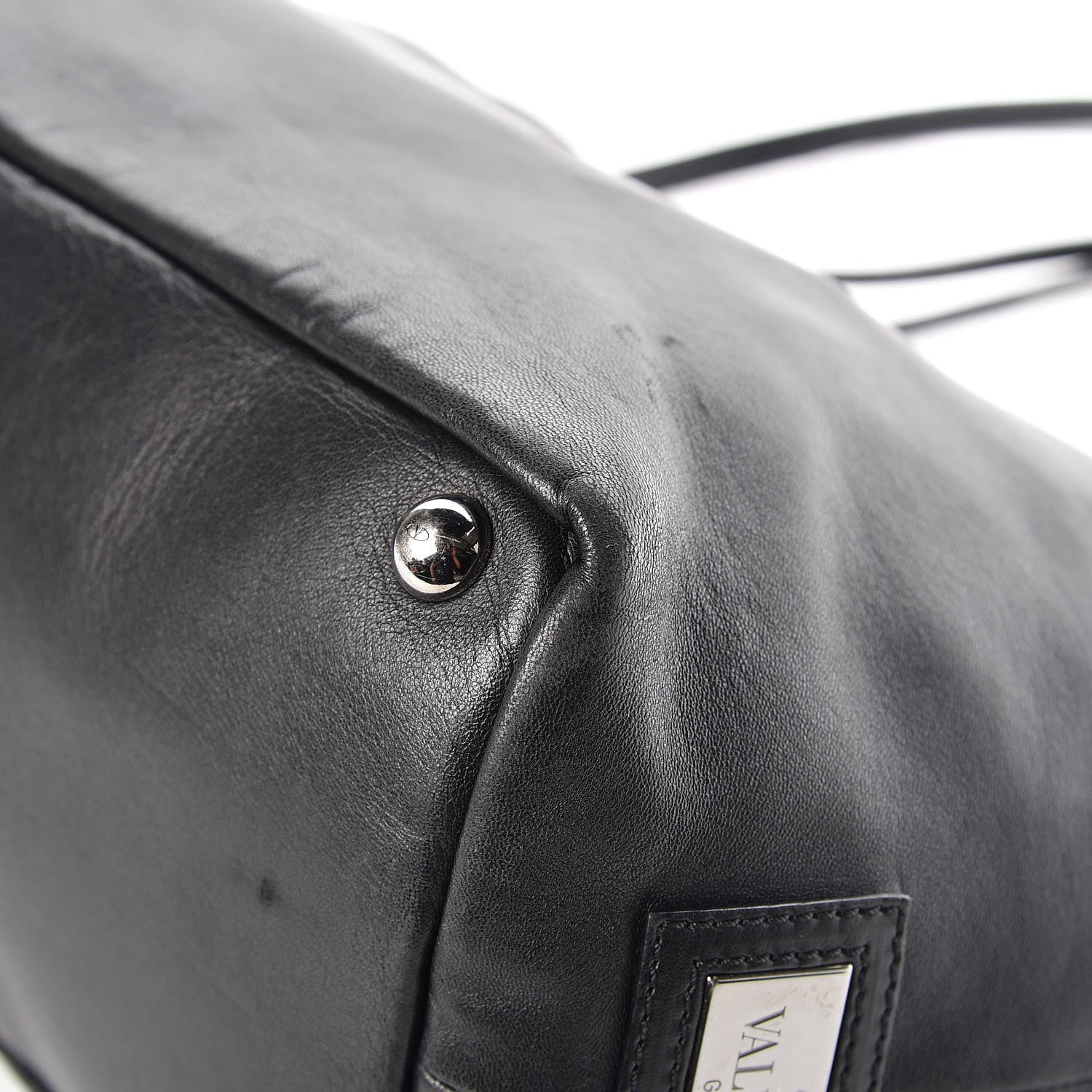 Valentino Garavani Nappa Studded Rosette Tote Black 13 of 24