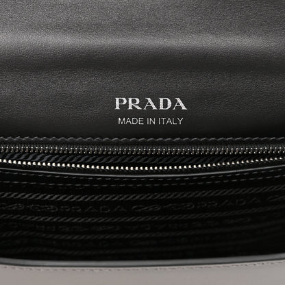 Prada City Calf Ribbon Bag Black Pomice 5 of 8