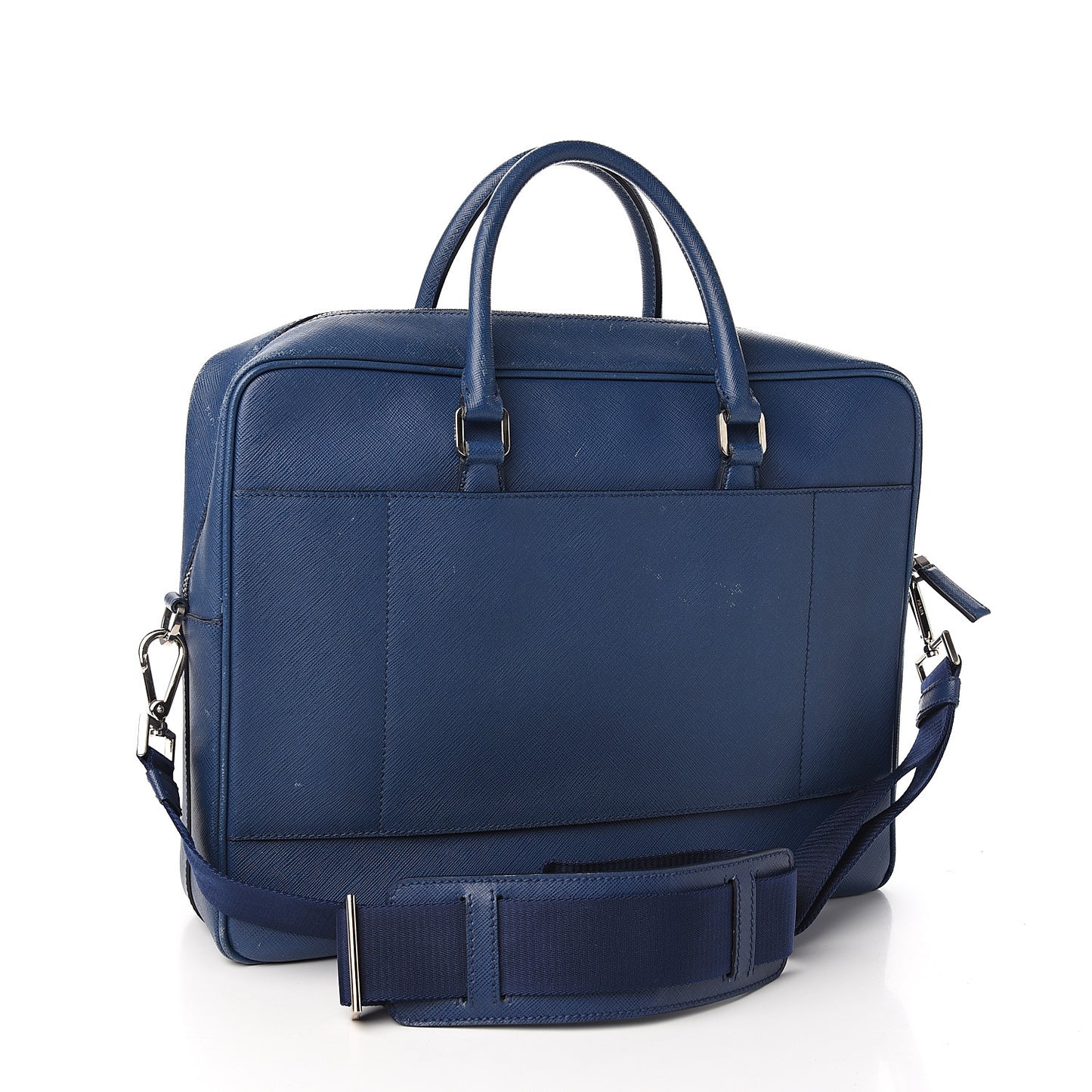 Saffiano Travel Briefcase Bluette