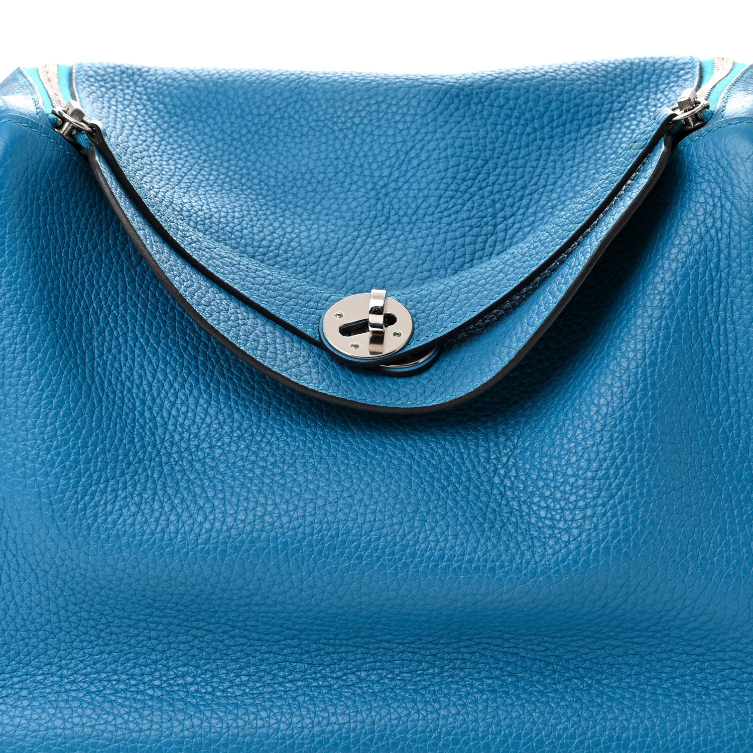 Hermes Taurillon Clemence Verso Lindy 30 Bleu Zanzibar Malachite 8 of 10