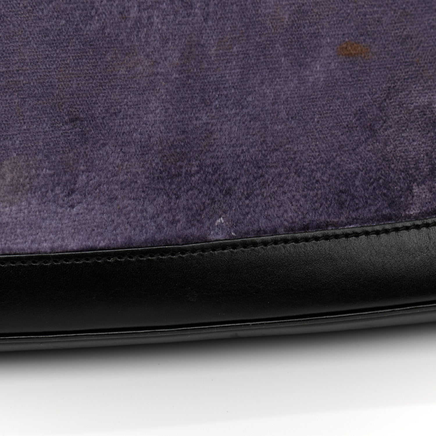 Gucci Velvet Calfskin Jackie O Hobo Purple Black 16 of 17