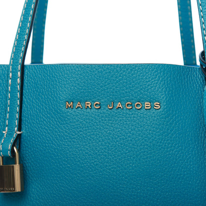 Marc Jacobs Grained Calfskin Grind Shopper Tote Blue 12 of 12