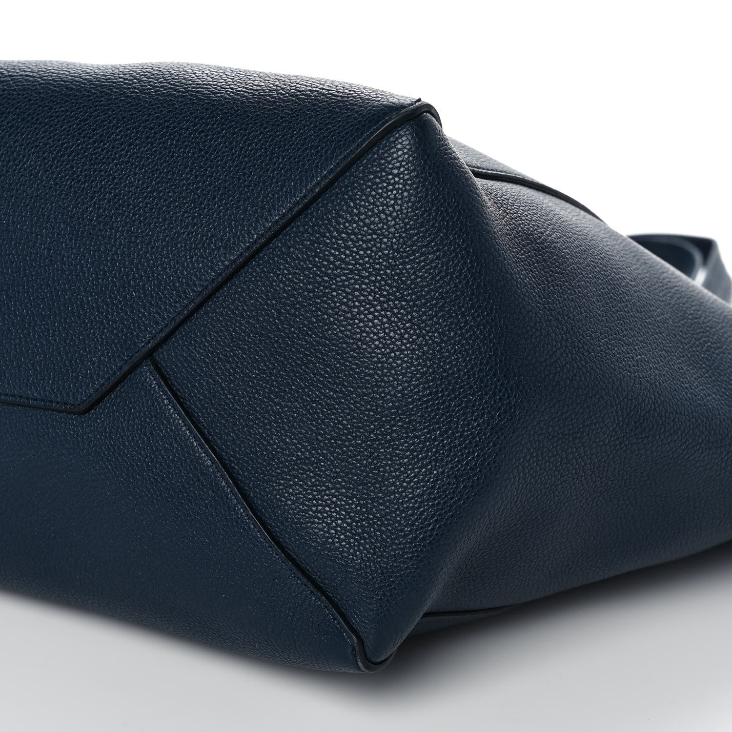 Celine Soft Grained Calfskin Belt Cabas Phantom Navy 7 of 9