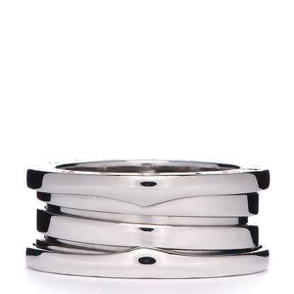 Bulgari 18K White Gold B.Zero1 Three-Band Ring 51 5.75 5 of 6