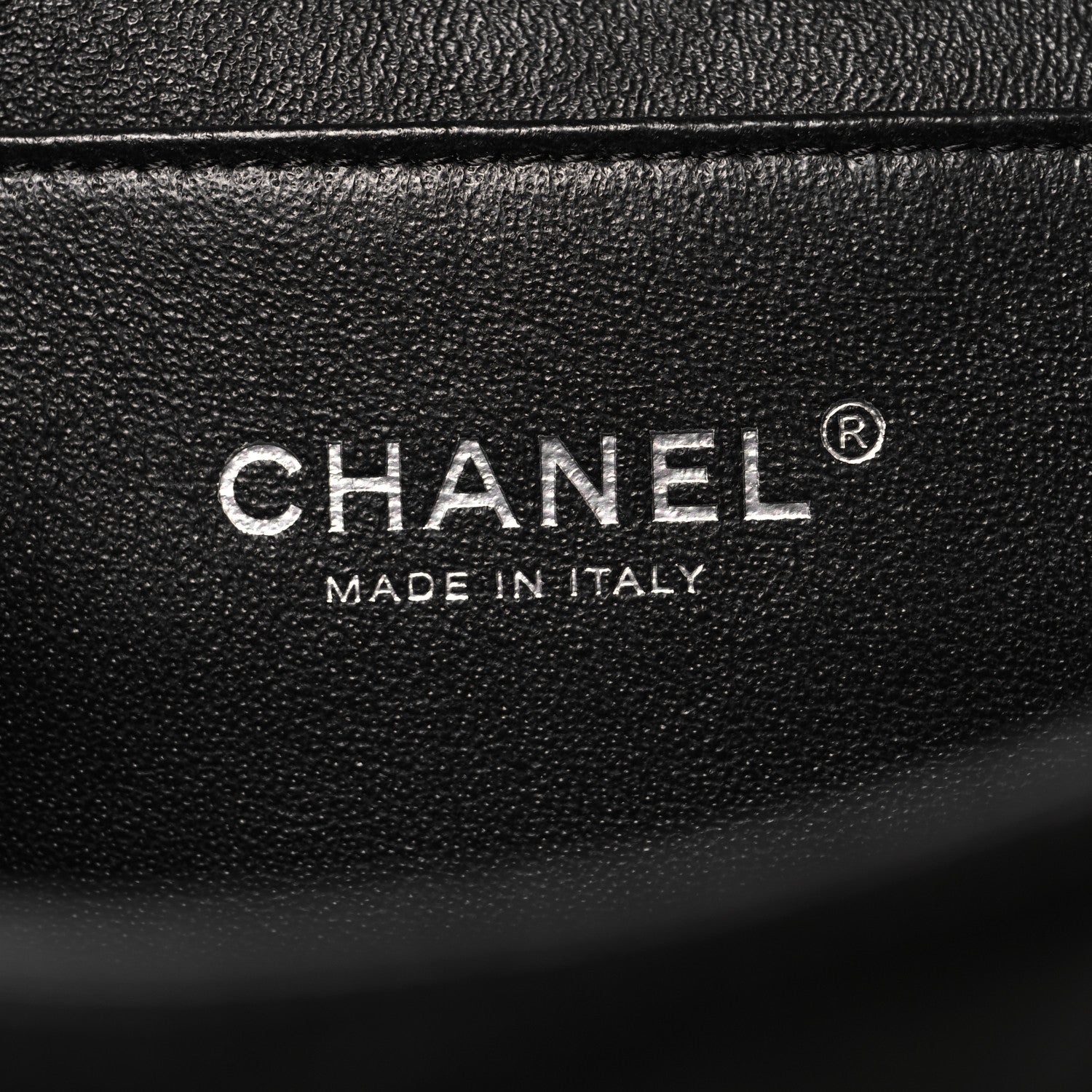 Chanel Lambskin Quilted Clutch With Chain Flap Black 6 of 10