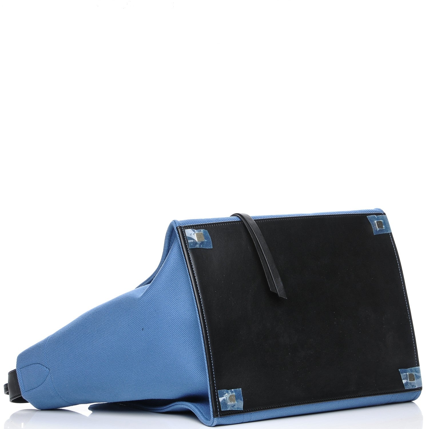 Celine Cotton Canvas Medium Phantom Luggage Blue 4 of 9