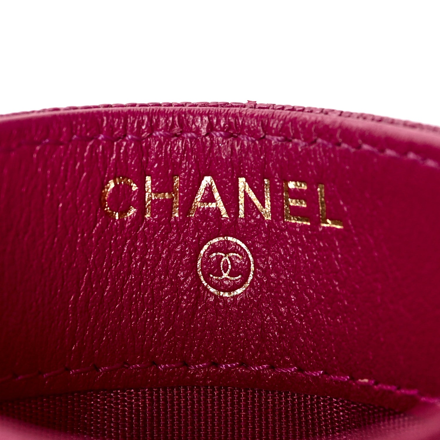 Chanel Caviar Quilted Boy Card Holder Fuchsia 6 of 8