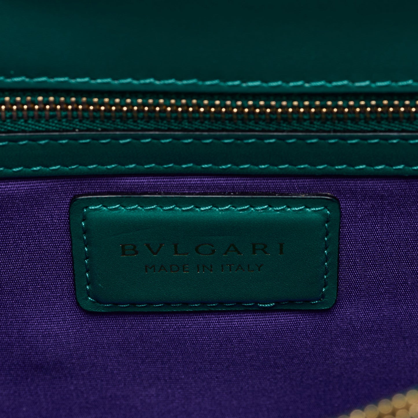 Calfskin Serpenti Forever Shoulder Bag Emerald Green
