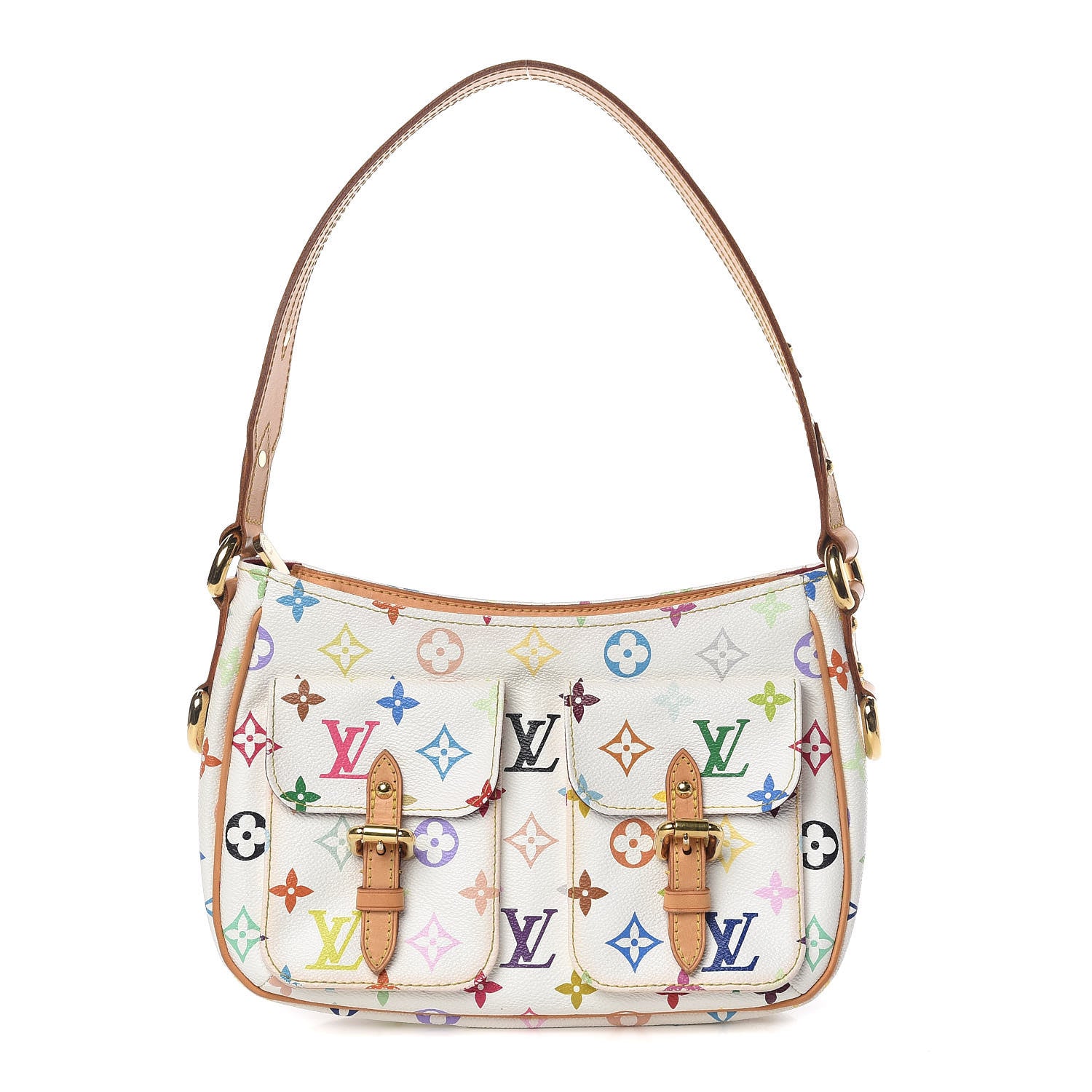 Louis Vuitton Monogram Multicolor Lodge PM White 1 of 21
