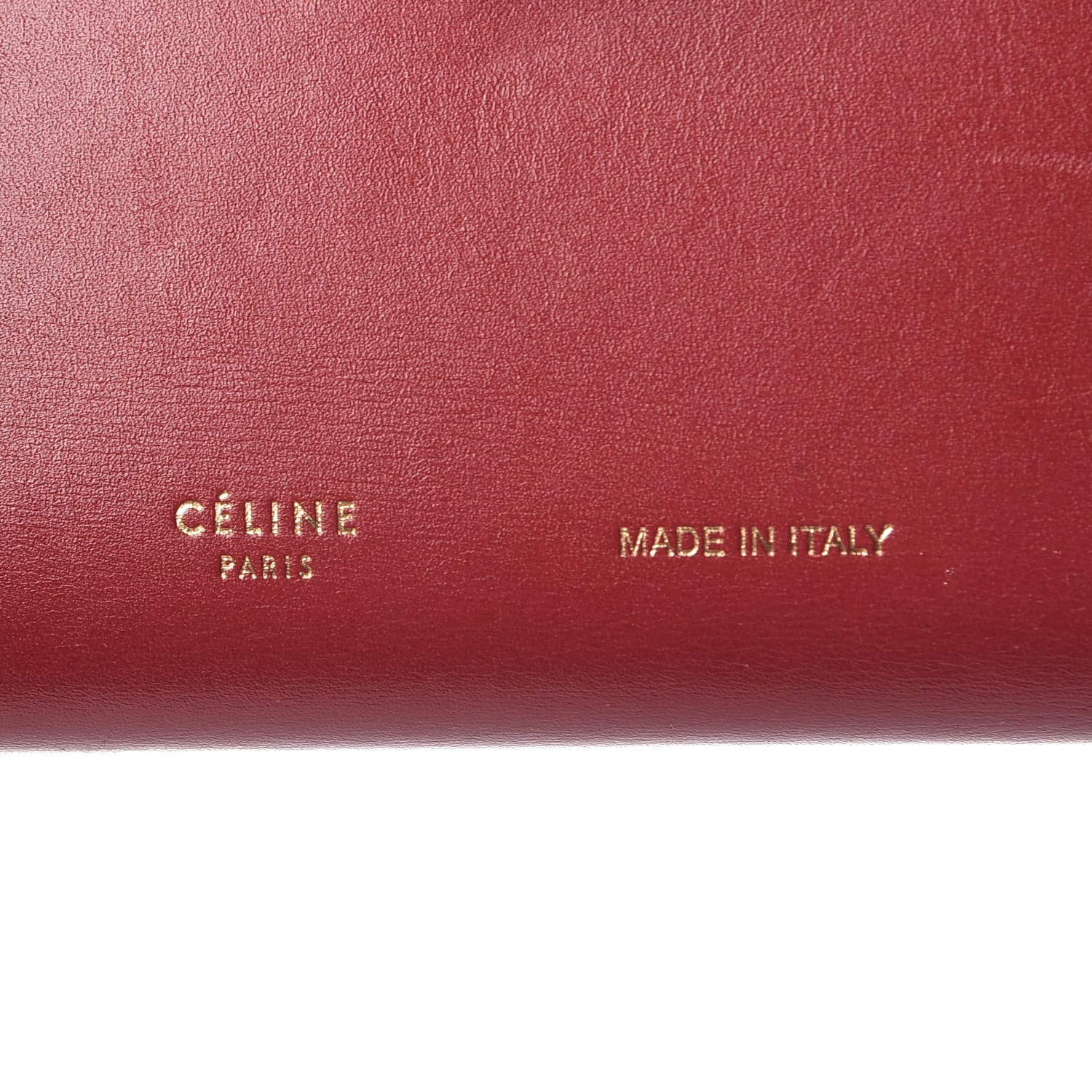 Celine Smooth Calfskin Medium Multifunction Strap Wallet Coquelicot 6 of 12