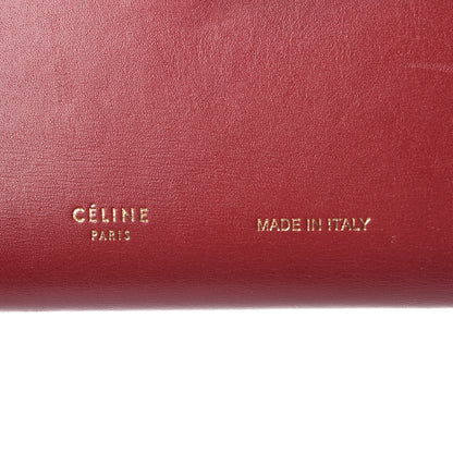 Celine Smooth Calfskin Medium Multifunction Strap Wallet Coquelicot 6 of 12