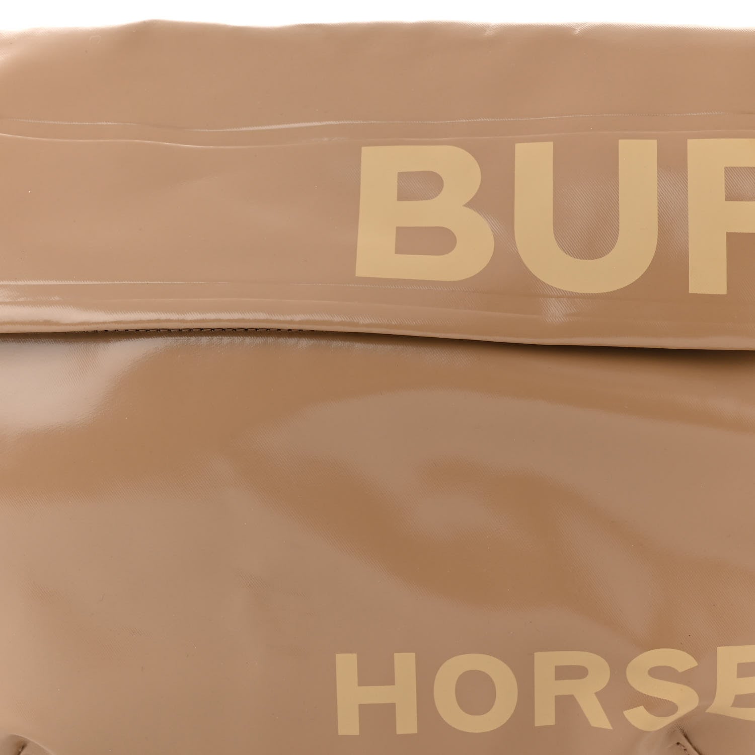 Burberry Coated Canvas Horseferry Print Extra Large Bum Bag Beige 8 of 10