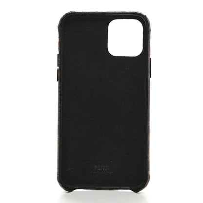Fendi Canvas Textured Silicone iPhone 11 Pro Case Brown 5 of 6
