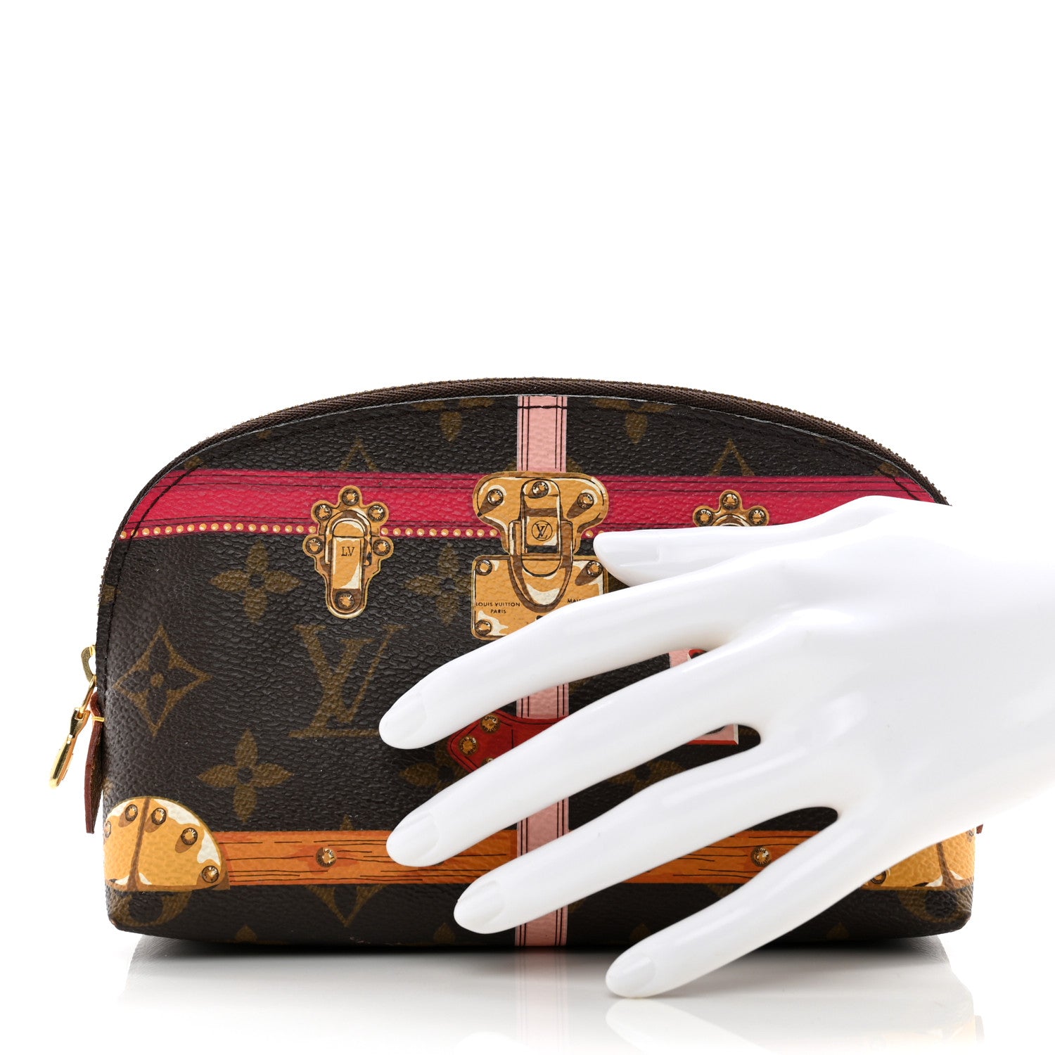 Louis Vuitton Monogram Summer Trunks Cosmetic Pouch PM 2 of 6