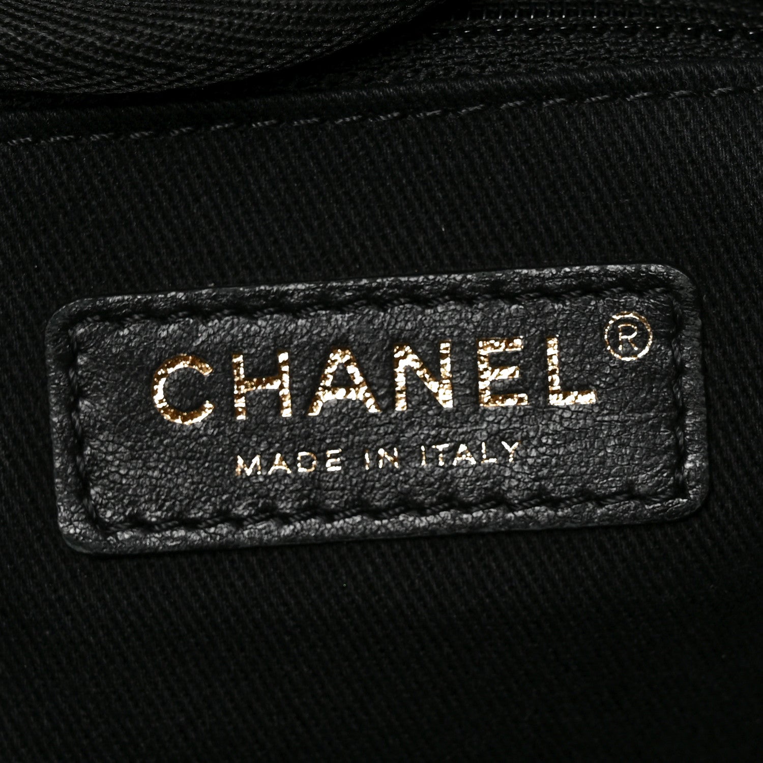 Chanel Mixed Fibers Calfskin Striped Medium Deauville Tote Black 7 of 10