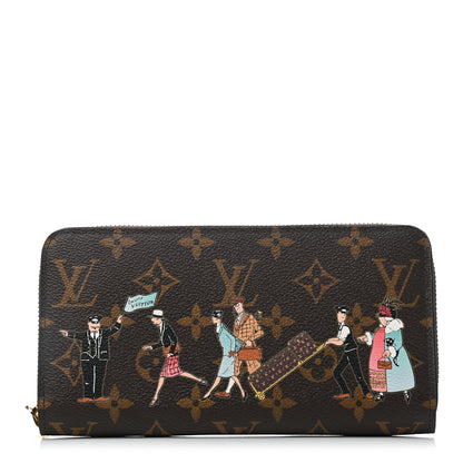 Louis Vuitton Monogram Illustre Zippy Wallet Rose 1 of 7