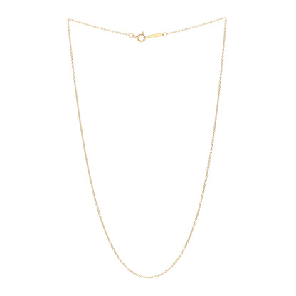 Tiffany 18K Yellow Gold Chain Necklace 16" 3 of 4