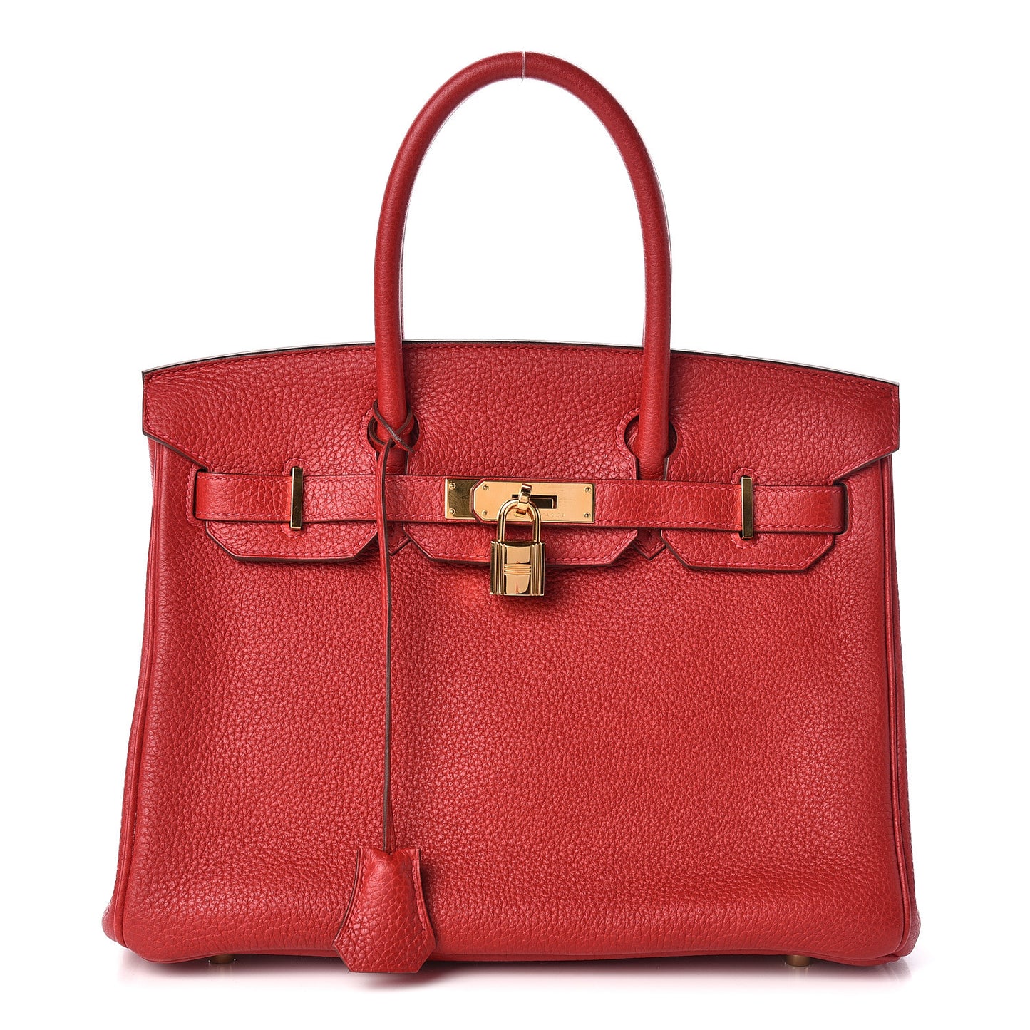Togo Birkin 30 Rouge Casaque