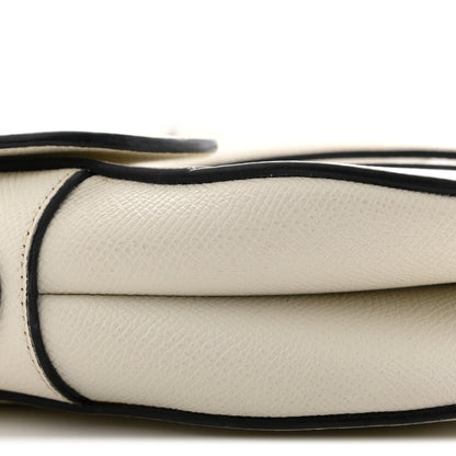 Christian Dior Grained Calfskin Saddle Bag With Strap Latte 9 of 13