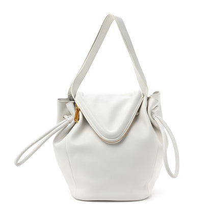 Bottega Veneta Calfskin Large Beak Tote Chalk 1 of 10