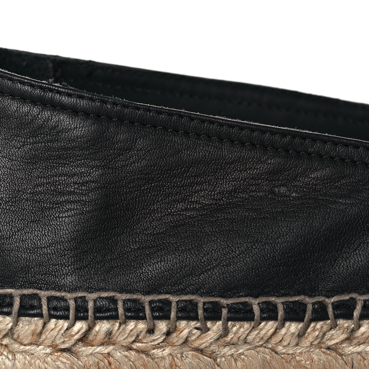 Givenchy Lambskin Logo Espadrilles 41 Black 10 of 11