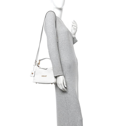 Versace Nappa Logo Tag Hobo White 2 of 11