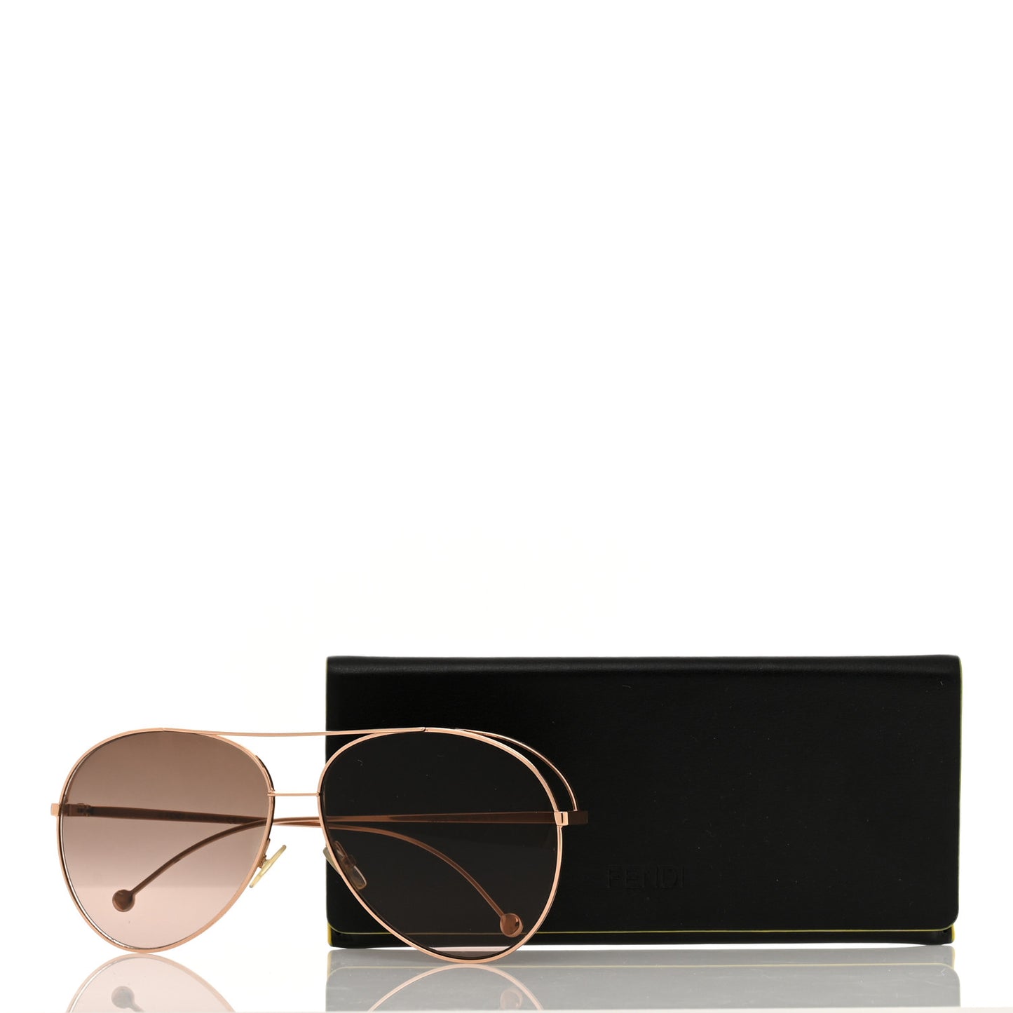 Metal Aviator Sunglasses FF0286/S Gold