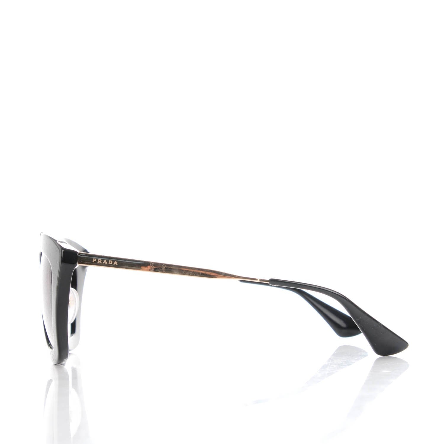 Prada Acetate Cinema Sunglasses SPR 09Q Black 2 of 5