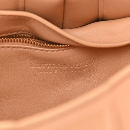 Bottega Veneta Lambskin Maxi Intreccio Padded Chain Cassette Crossbody Bag Almond 7 of 17