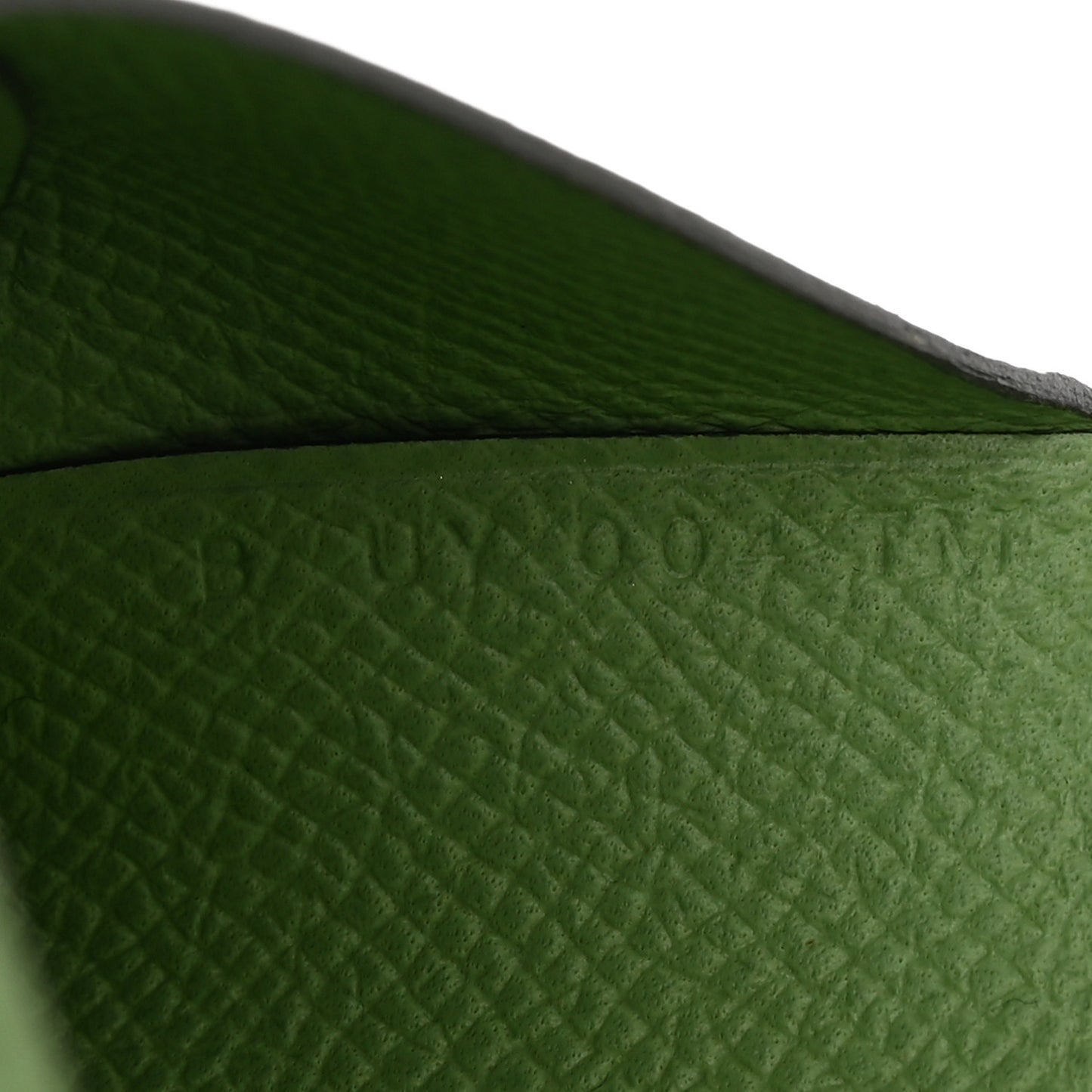 Epsom Calvi Duo Card Case Vert Criquet