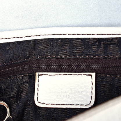 Christian Dior Calfskin Saddle Bag White 9 of 9