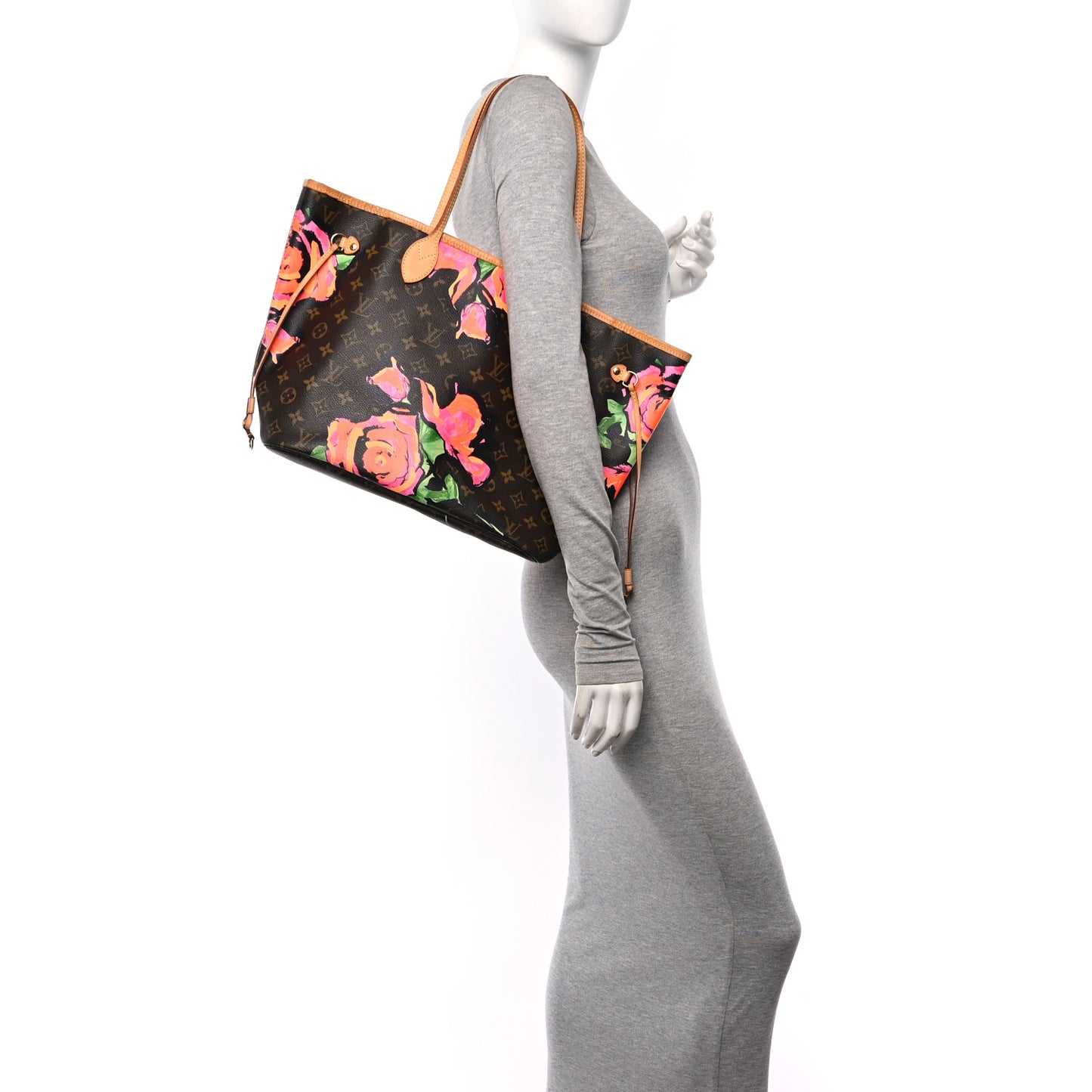 Monogram Roses Neverfull MM