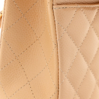 Chanel Caviar Quilted Small Double Flap Beige 14 of 14
