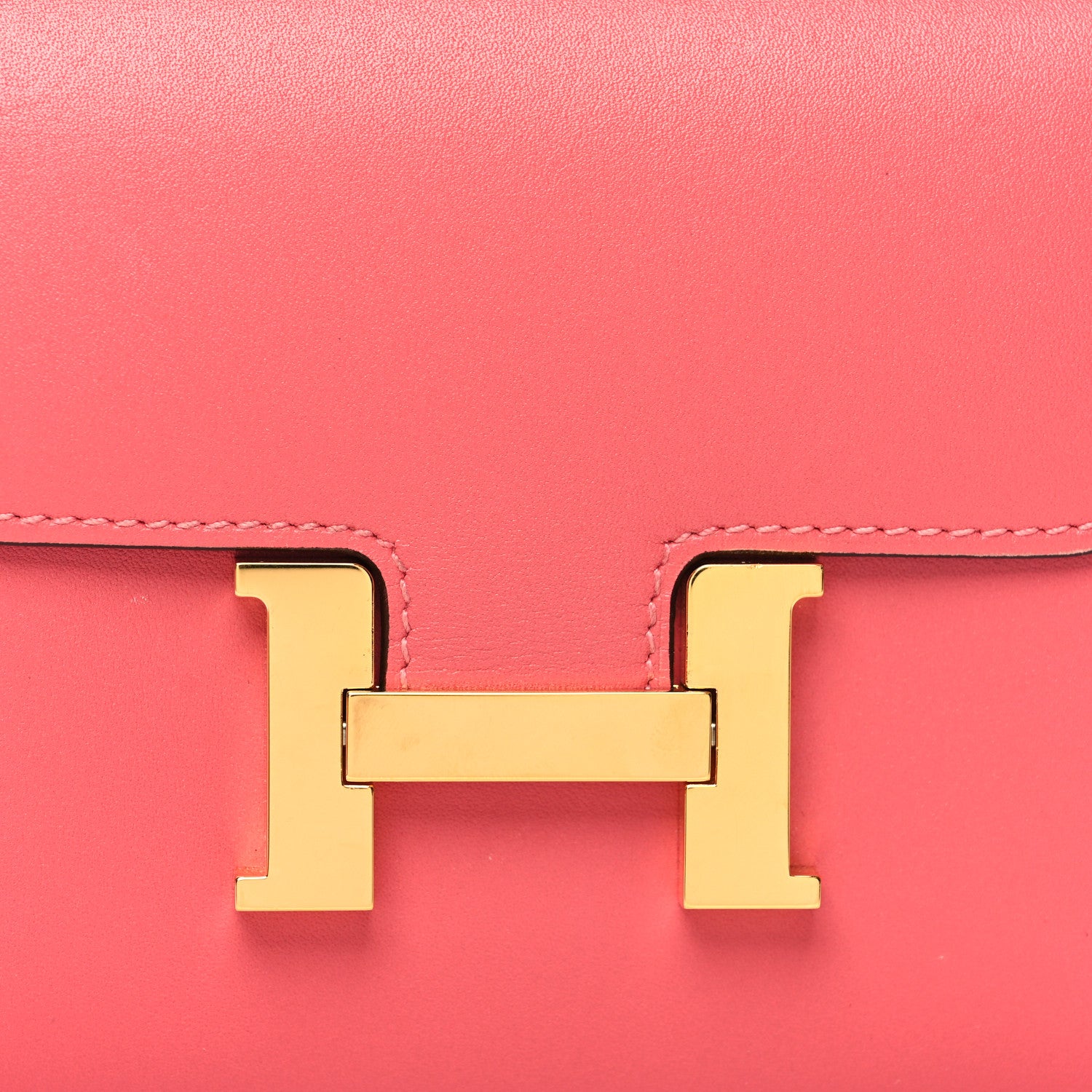 Hermes Allegro Constance Compact Passant Glow Wallet Rose Lipstick 7 of 8
