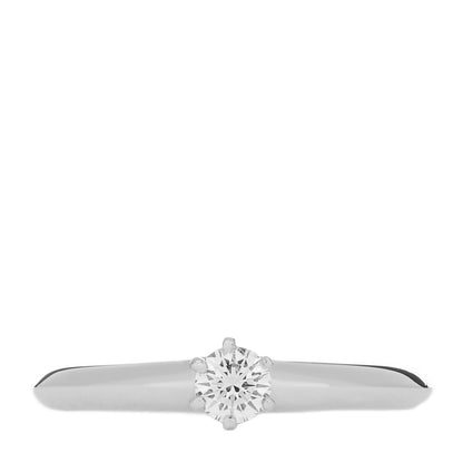 Tiffany Platinum Diamond .17ct Solitaire Engagement Ring 48 4.5 1 of 6