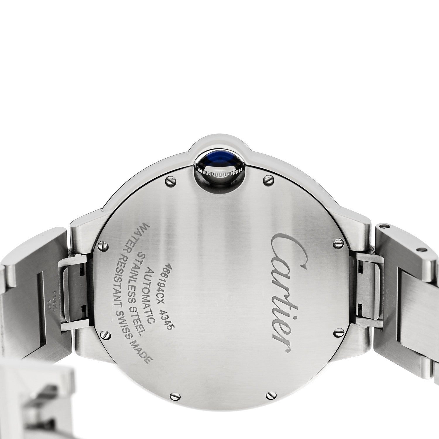 Cartier Stainless Steel 40mm Ballon Bleu De Cartier Automatic Watch Blue 4 of 5