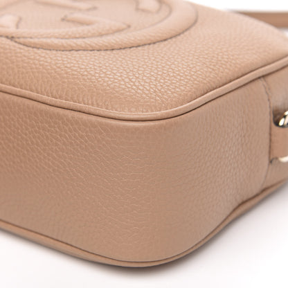 Gucci Pebbled Calfskin Small Soho Disco Bag Camelia 10 of 10