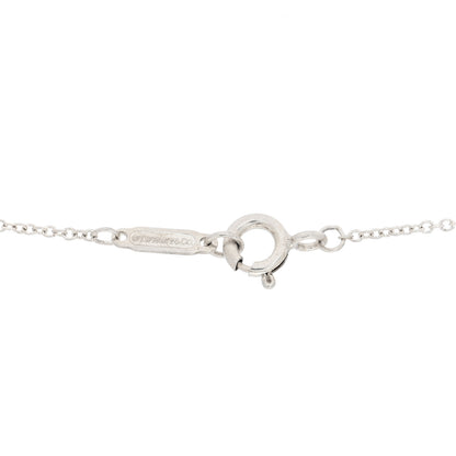 Tiffany Sterling Silver Enamel Return to Tiffany Double Heart Tag Pendant Necklace Pink 4 of 4