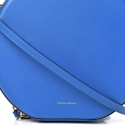 Mansur Gavriel Calfskin Circle Crossbody Bag Royal 6 of 9