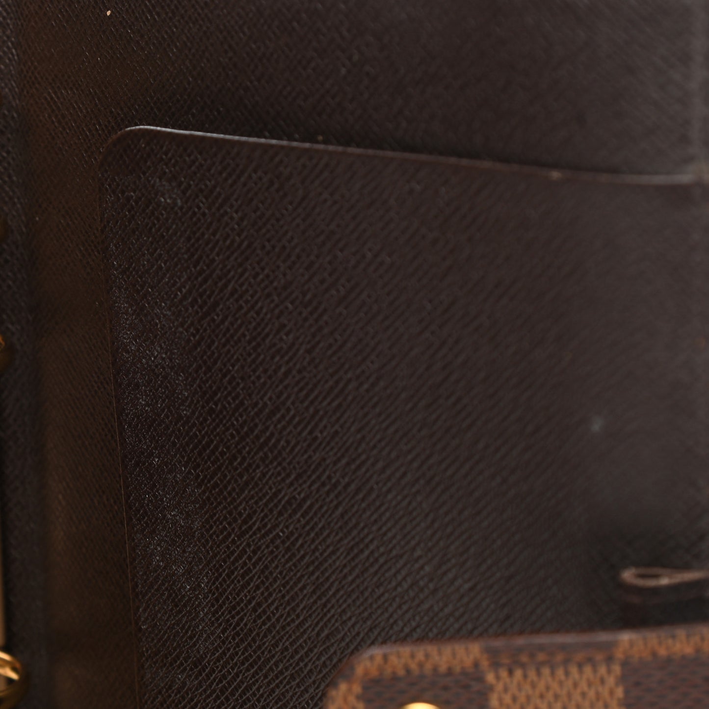 Damier Ebene Medium Ring Agenda Cover