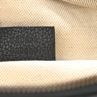 Gucci Grained Calfskin Logo Belt Bag Black 7 of 10